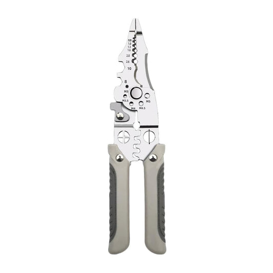 Crimp- und Abisolierzange DQ04 – 3-in-1 für Abisolieren, Crimpen & Schneiden