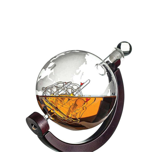 Globus Decanter Set – 850 ml Karaffe & Gläser für Whisky & Spirituosen
