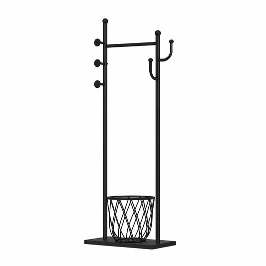 Kleidungsregal mit Wäschekorb – platzsparend, modernes Design, All-in-One