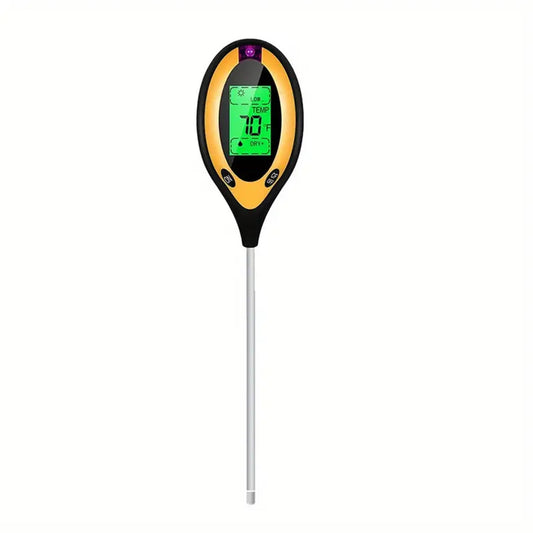Bodentester – 4-in-1 für pH-Wert, Feuchtigkeit, Temperatur & Sonneneinstrahlung