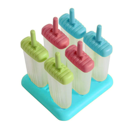 Eisform Eis am Stiel – 6er Set, für selbstgemachtes Eis zuhause