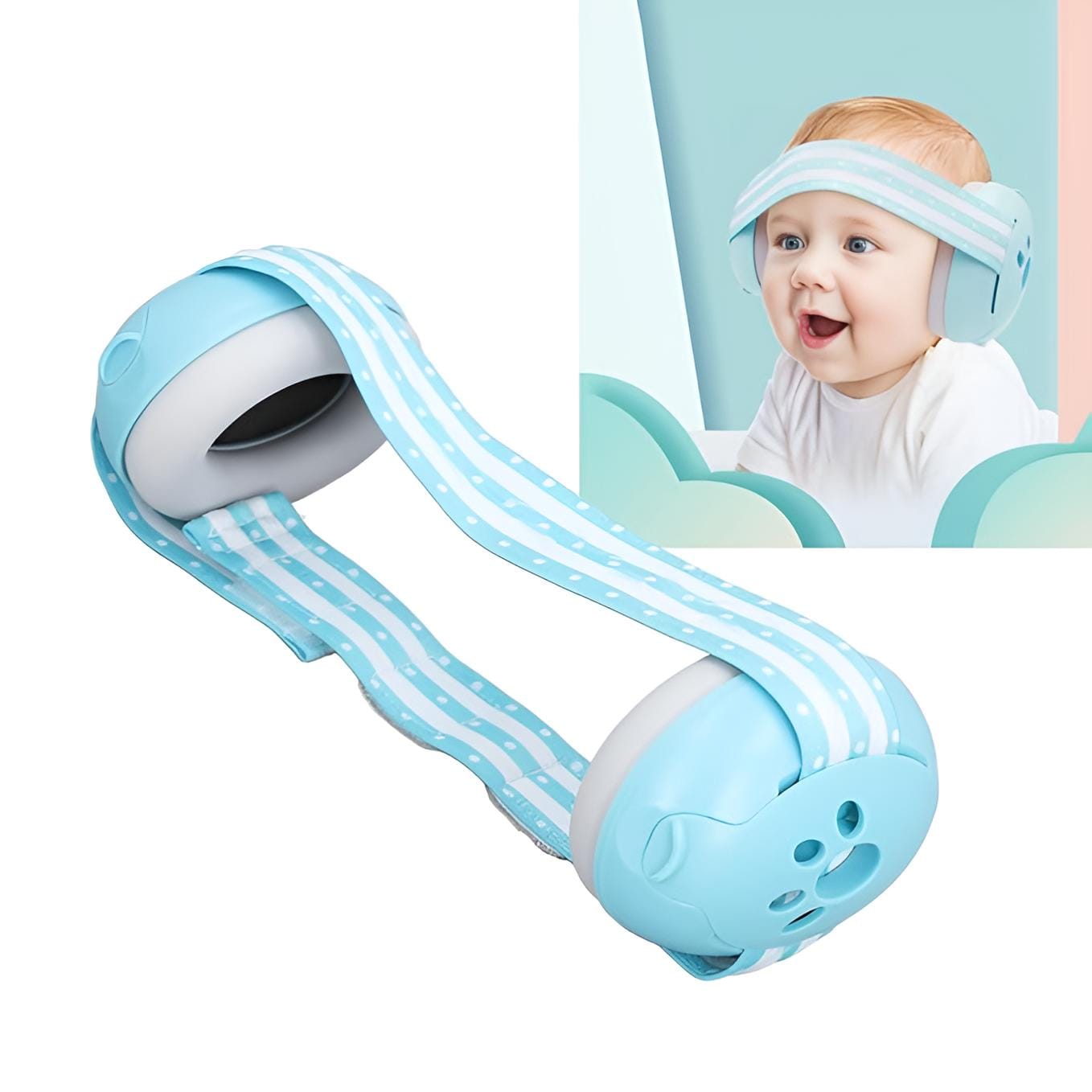 SilentGuard Baby Hörschutz – ab 12 Monaten, verstellbar, weiche Polster