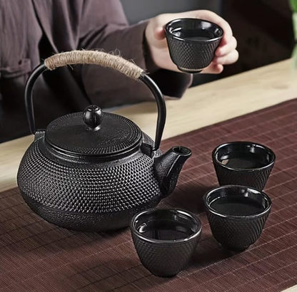 Chinesisches Teeservice Shanghai – Teekanne & Tassen, traditionelles Design