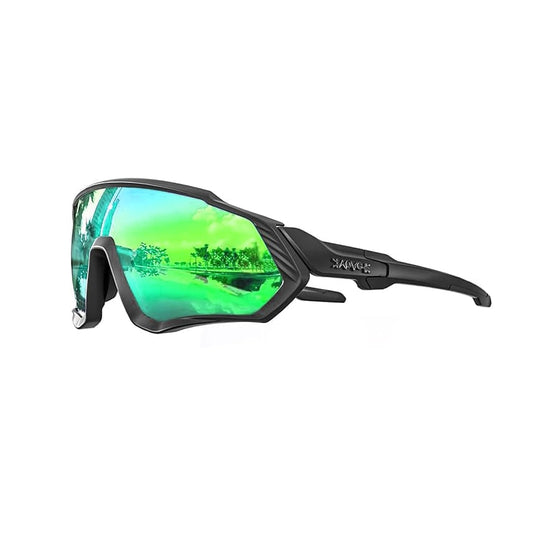 Kapvoe Sport Sonnenbrille – polarisiert, mit Ersatzglas & Kurzsichtigkeitsrahmen