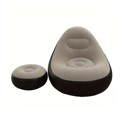 Aufblasbarer Loungesessel – 100 x 105 x 125 cm, mit Pumpe, für Garten & Festival