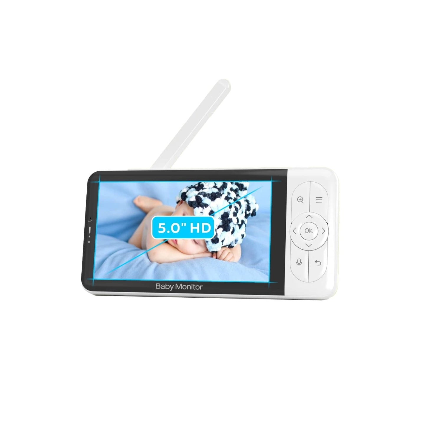 BabyGuard Babyphone – mit Fernbedienung, 2 Ladekabel & Stecker inklusive