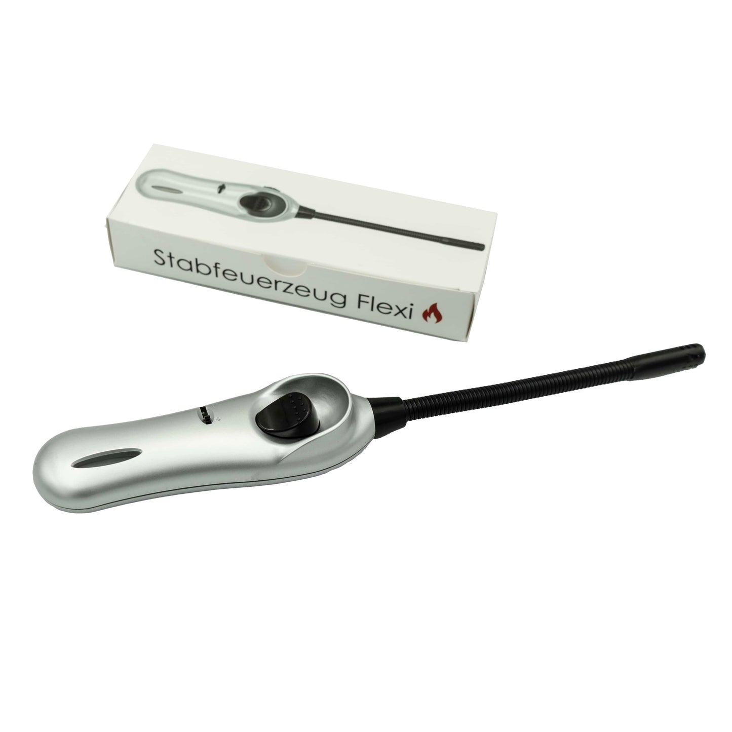 Stabfeuerzeug Flexi – 15 cm flexibler Hals, windresistent, nachfüllbar
