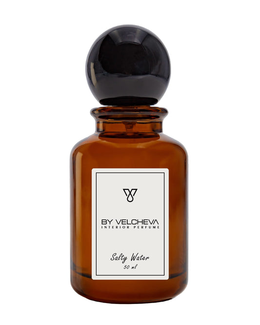 By Velcheva Raumduft Spray Salty Water – 50 ml, Meersalz, Salbei & Meeresalgen