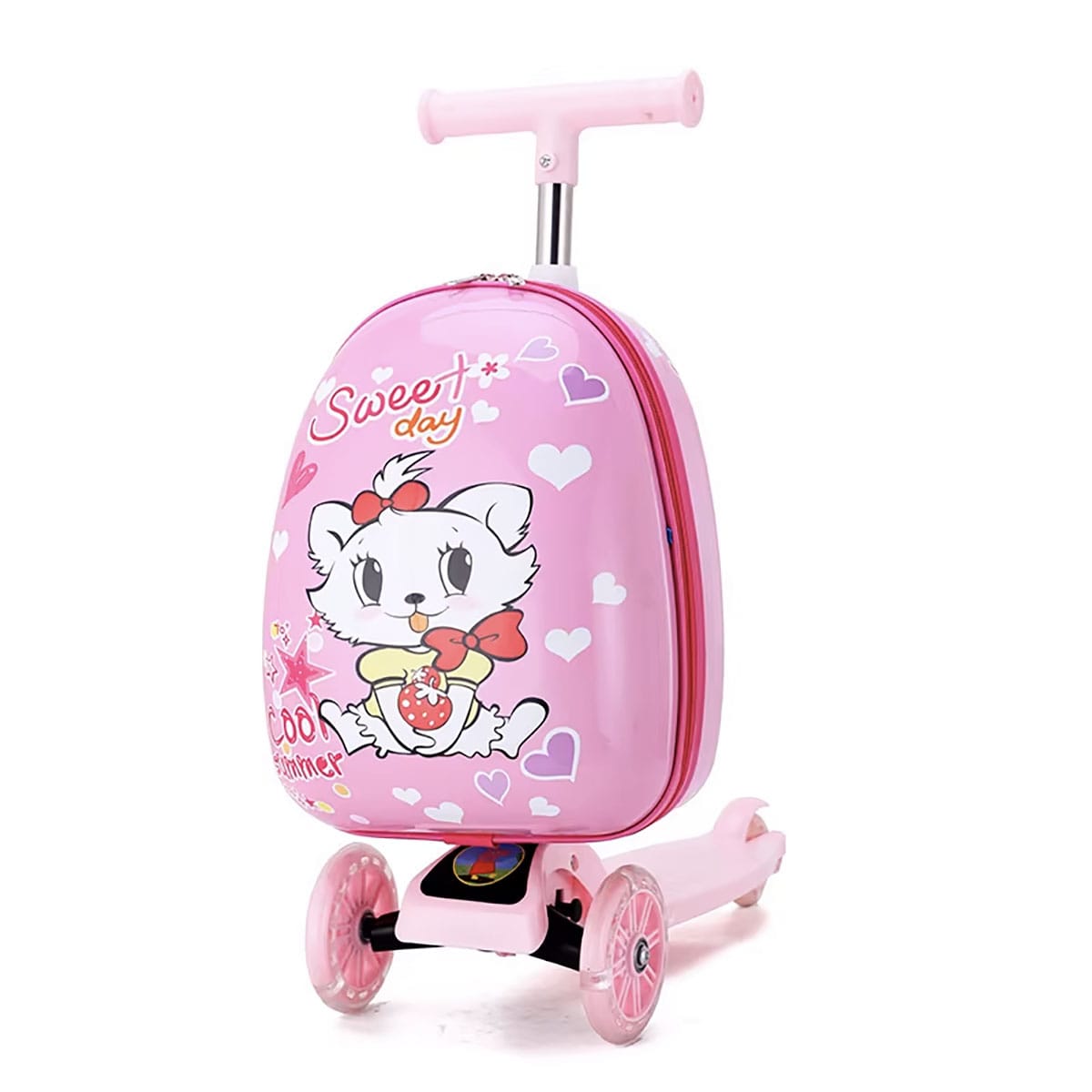 Kids Scooter Reisekoffer – 2-in-1, 60 x 30 cm, Koffer & Scooter in einem