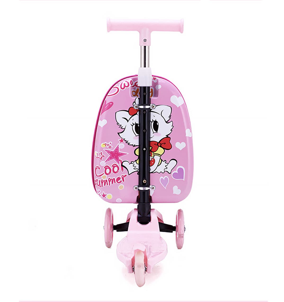 Kids Scooter Reisekoffer – 2-in-1, 60 x 30 cm, Koffer & Scooter in einem