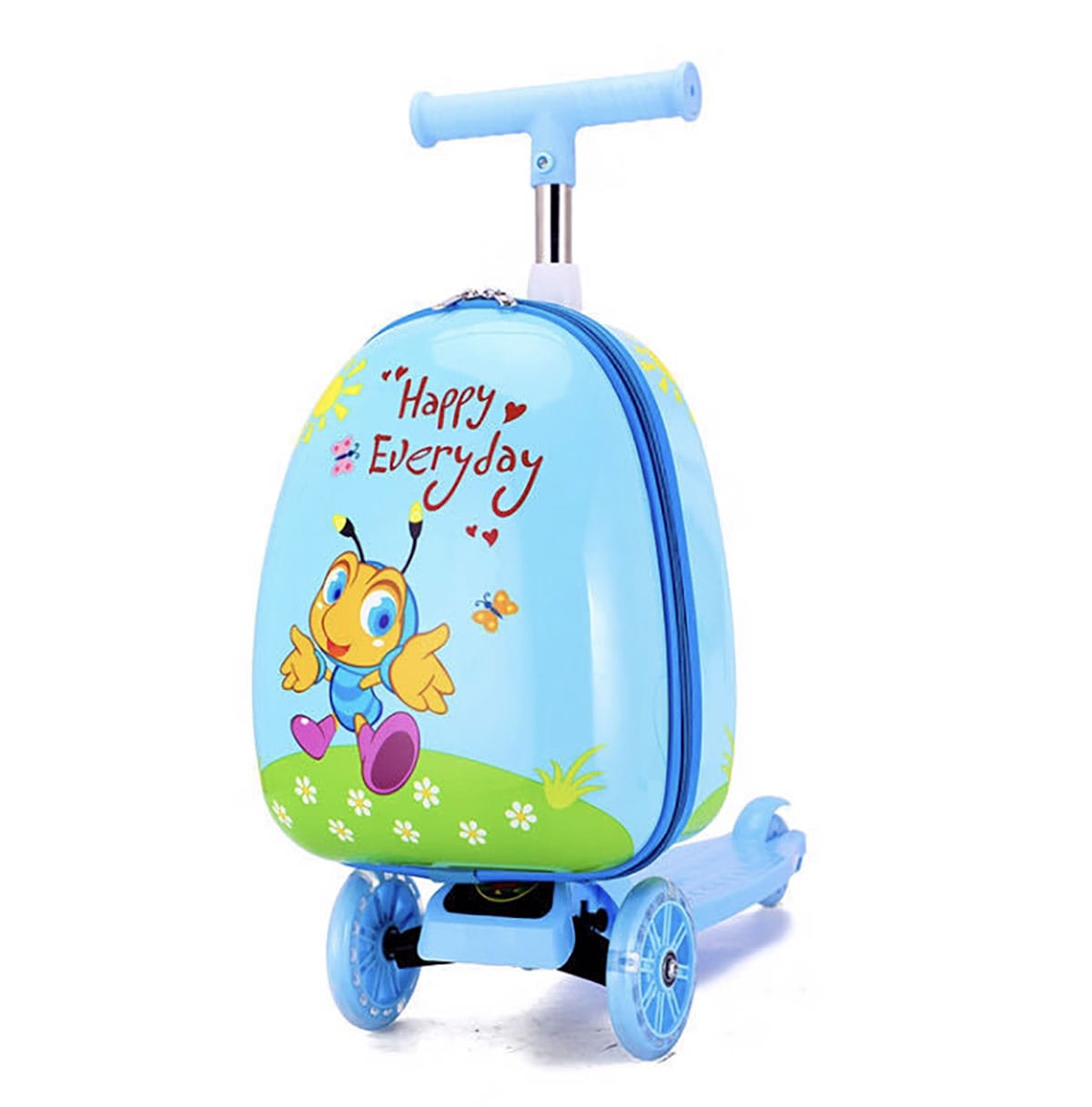 Kids Scooter Reisekoffer – 2-in-1, 60 x 30 cm, Koffer & Scooter in einem