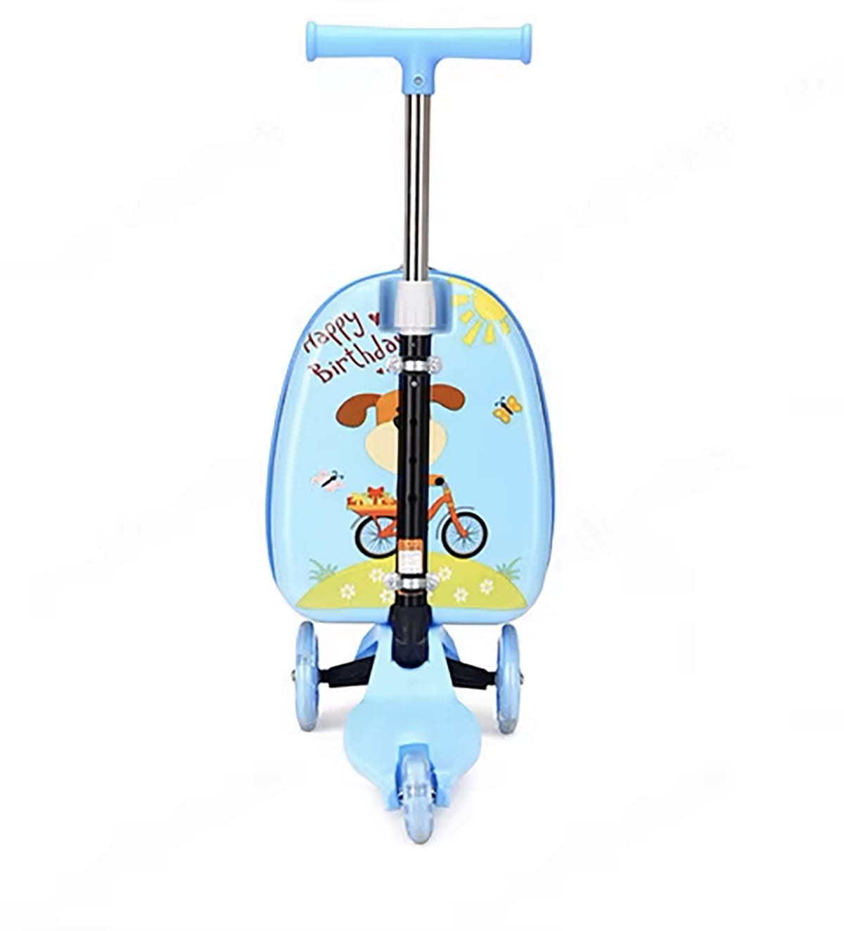 Kids Scooter Reisekoffer – 2-in-1, 60 x 30 cm, Koffer & Scooter in einem