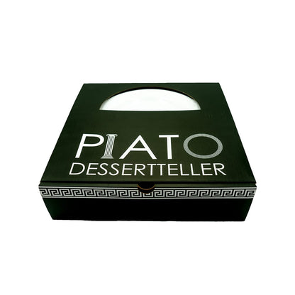 Piato Einweg-Dessertteller – 25 Stk., Ø 19 cm oder Ø 25 cm, BPA-frei, für Outdoor & Feste