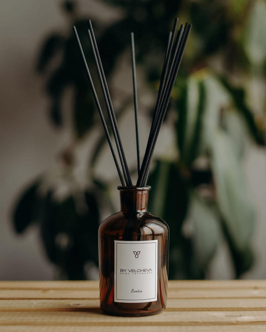 By Velcheva Raumduft Mikado Bamboo – 125 ml, Bambus, Lilie & Vanille