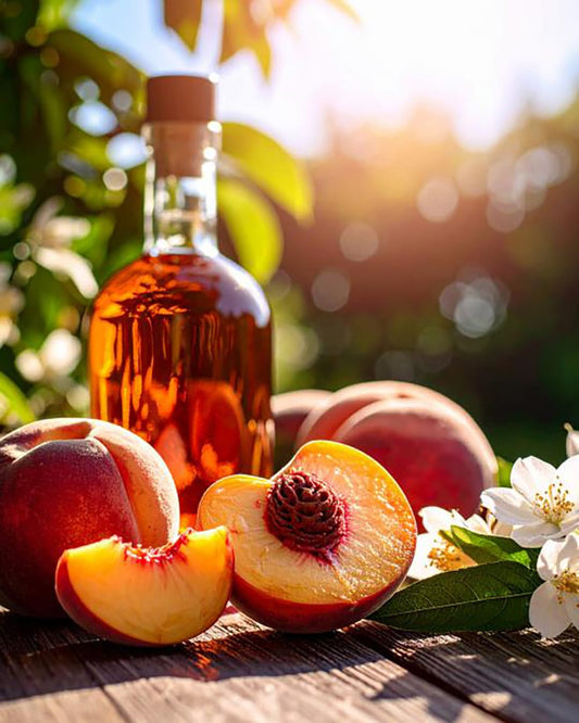 By Velcheva Duftkerze Bellini – 160 ml, Pfirsich, Rum & Vanille
