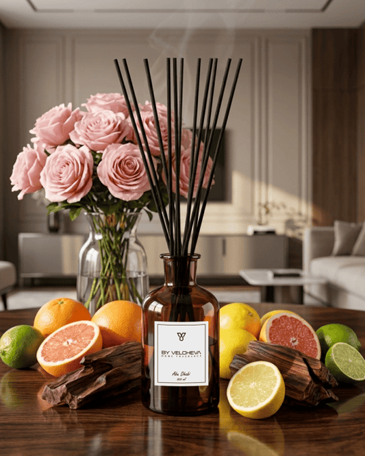 By Velcheva Raumduft Mikado Abu Dhabi – 125 ml, Rose, Patchouli & Vanille