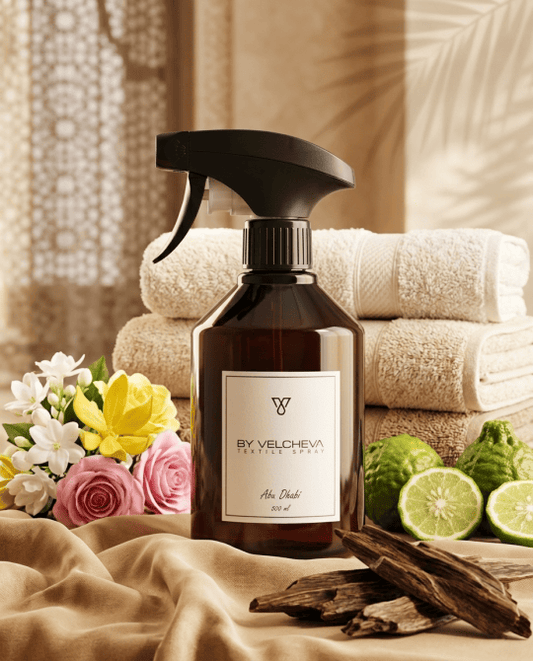 By Velcheva Textilspray Abu Dhabi – 500 ml, Rose, Patchouli & Vanille