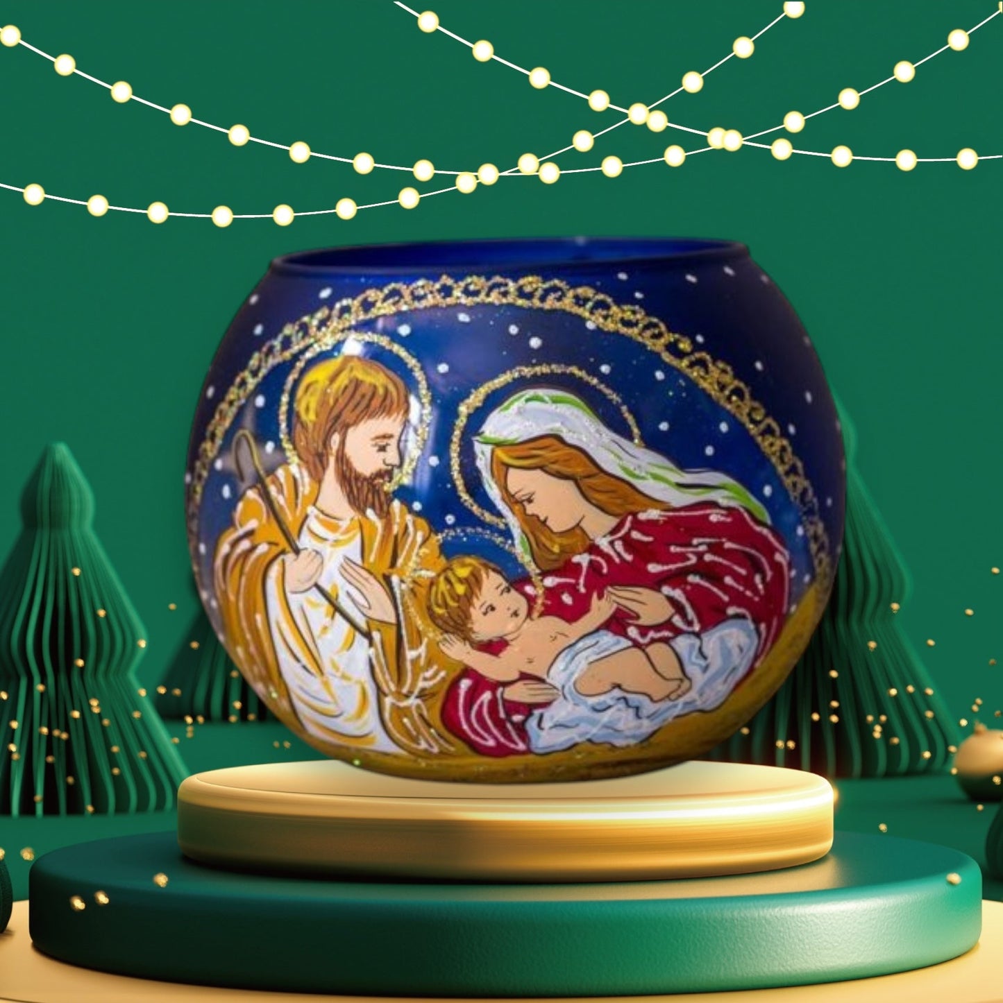 Goleo Teelichtlampe - Holy Night