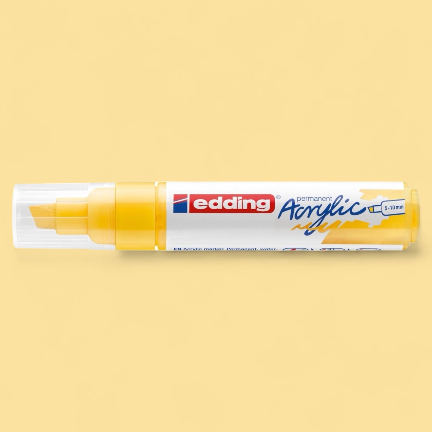 Edding 5000 Acrylmarker   verkehrsgelb 905 , Keilspitze 5-10 mm