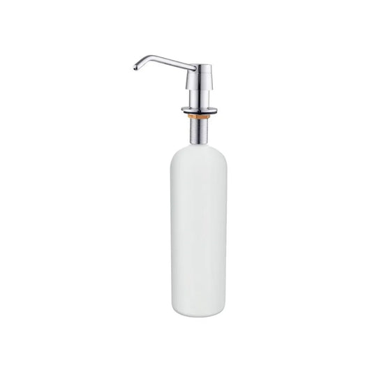 Seifenspender für Waschtischmontage, Messing verchromt, 1 Liter