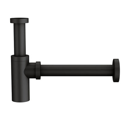 Waschtisch-Siphon, 1 1/4", Schwarz matt