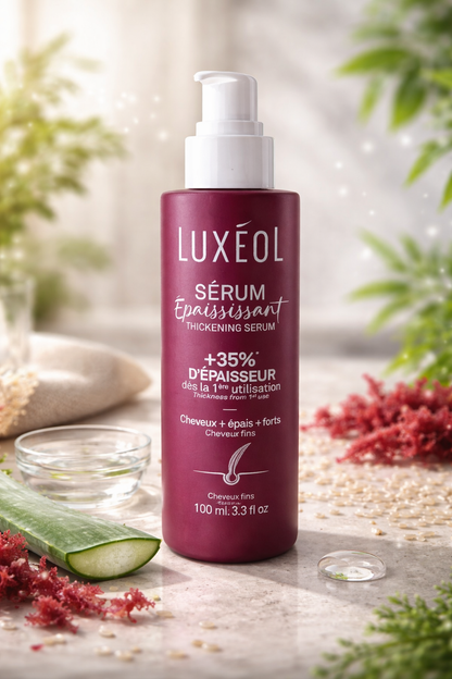 Luxéol Thickening Hair Serum for Fine Hair – Visible Density & Shine – 100 ml