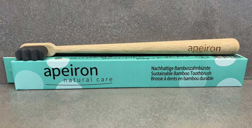 Apeiron - Sustainable Bamboo Toothbrush - Ultra Fine Vegan Care 🌿🦷