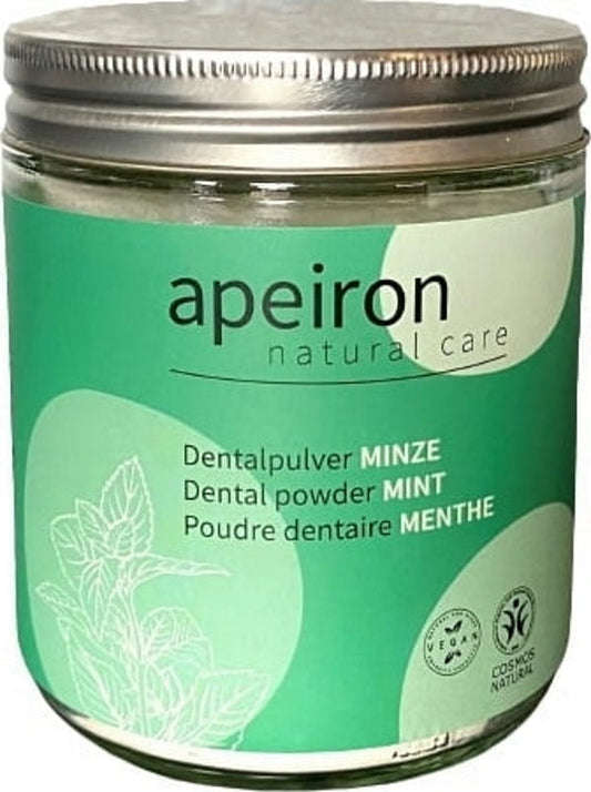 Apeiron - Mint Dental Powder Refill - Fresh Breath & Natural Care 🌿✨