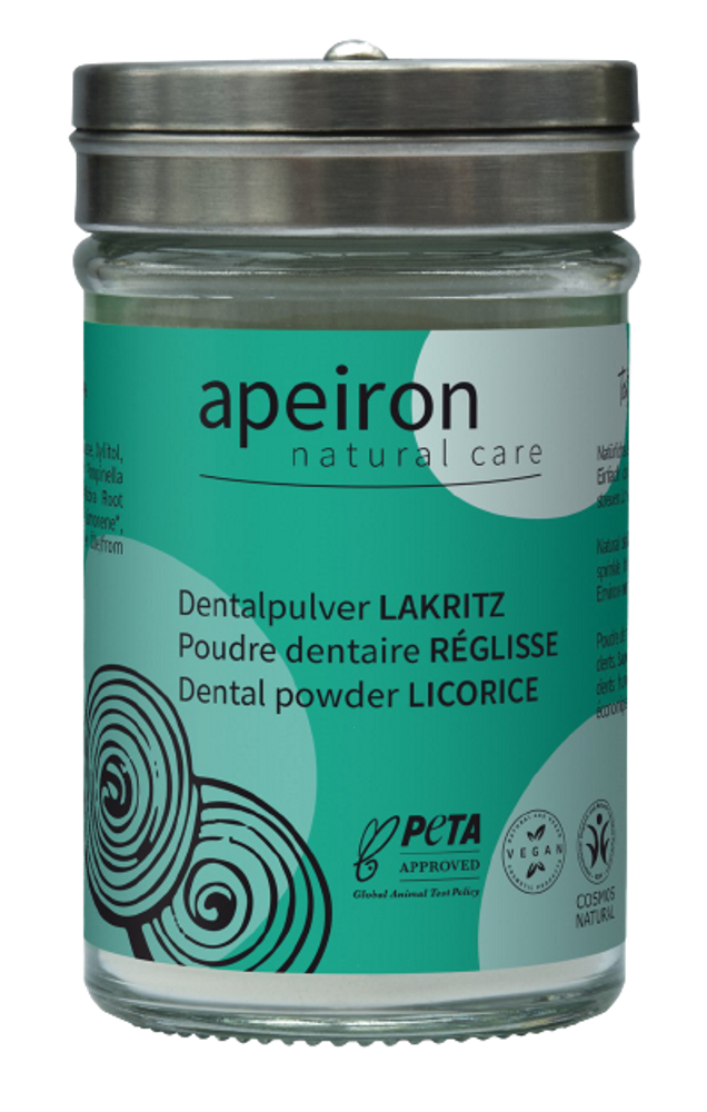 Apeiron - Dental Powder Licorice - Vegan & Natural 🌿✨