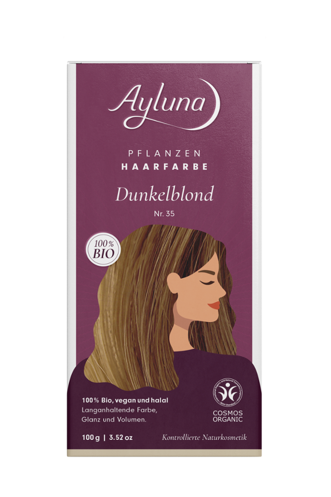 Ayluna - Dark Blond Plant Hair Color - Vibrant and Natural Care 🌿✨