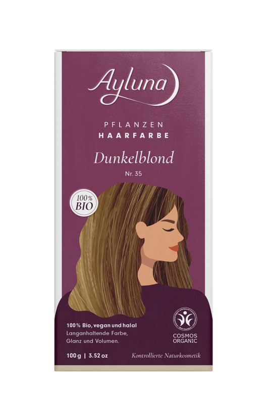 Ayluna - Dark Blond Plant Hair Color - Vibrant and Natural Care 🌿✨