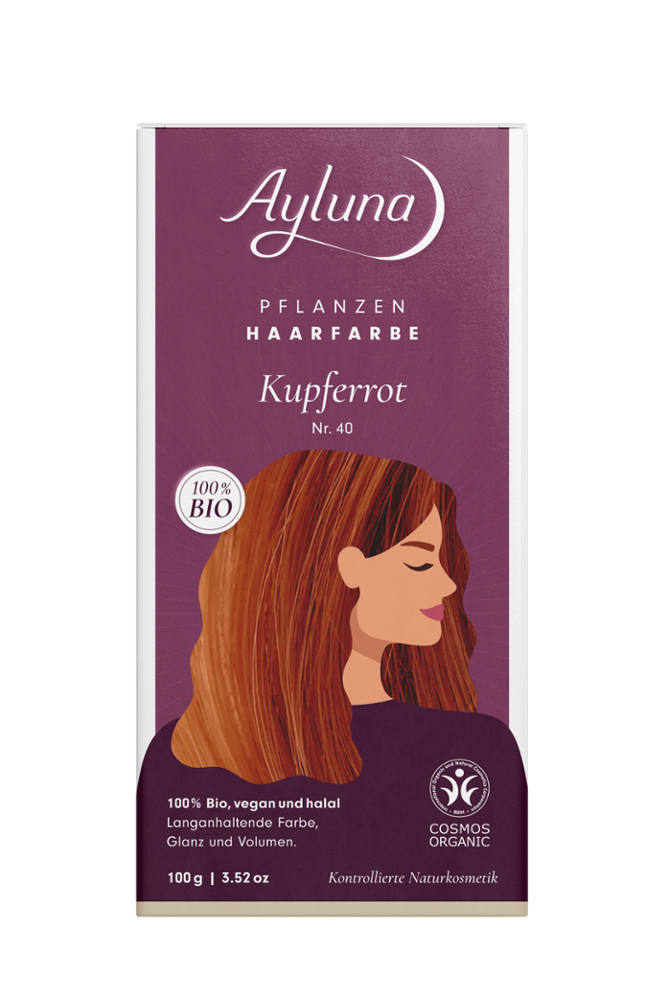 Ayluna - Copper Red Hair Dye - Vibrant Color Transformation ✨🌿