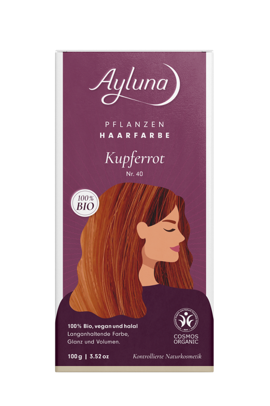 Ayluna - Copper Red Hair Dye - Vibrant Color Transformation ✨🌿