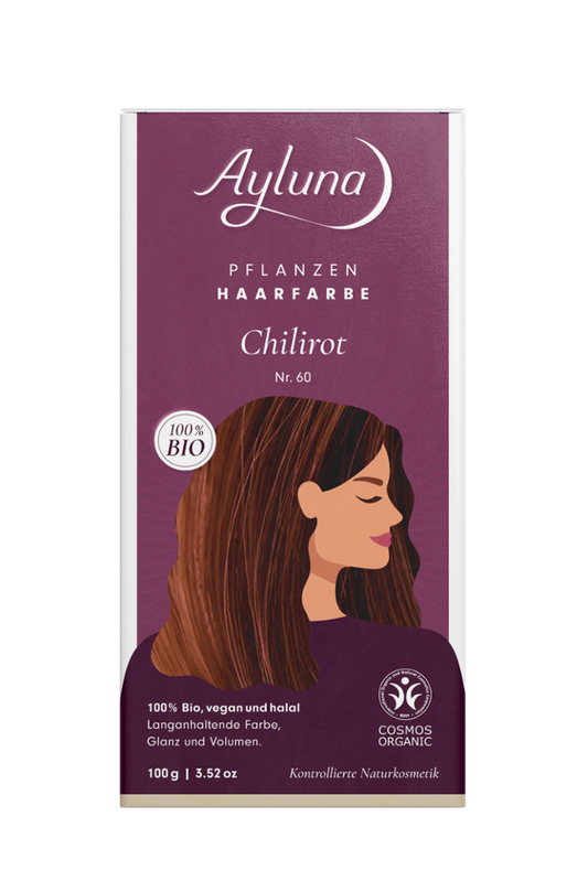 Ayluna - Chili Red Plant-Based Hair Dye - Vibrant Natural Color 🌿✨
