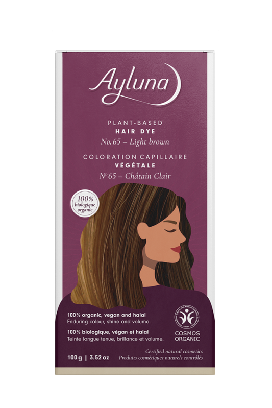 Ayluna - Light Brown Plant Hair Dye - Premium Natural Color 🌿✨