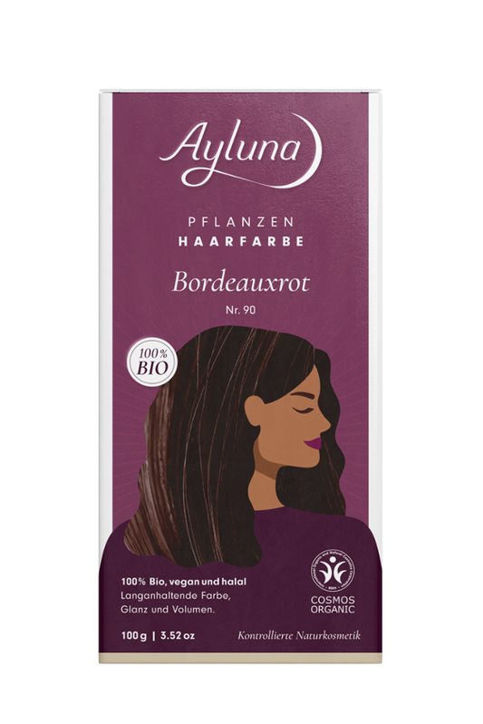 Ayluna - Bordeaux Red Plant-Based Hair Color - 🌿Vegan & Organic🌟