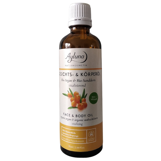 Ayluna - Intensive Body & Face Oil with Argan & Sea Buckthorn - Nourish Your Skin! 🌿✨