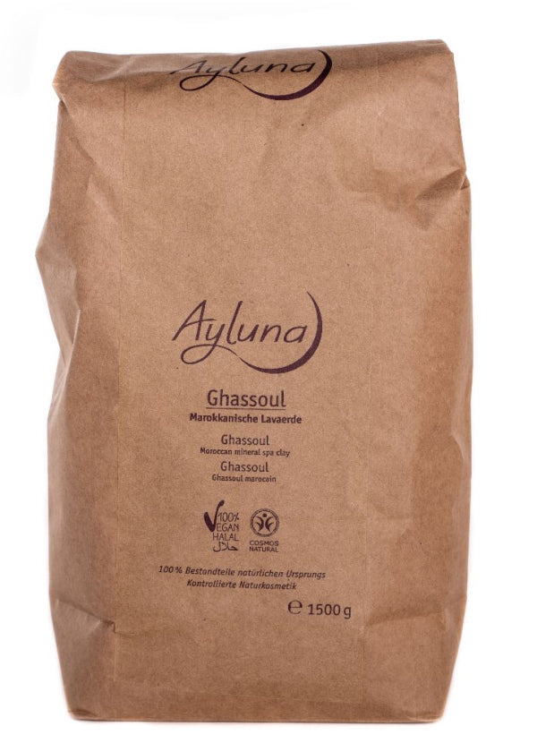 Ayluna - Ghassoul Powder 1.5kg - Moroccan Spa Clay 🌿✨
