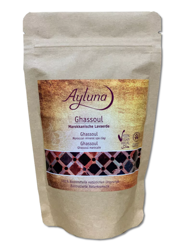 Ayluna - Ghassoul Powder 200g - Natural Moroccan Spa Clay 🌿✨
