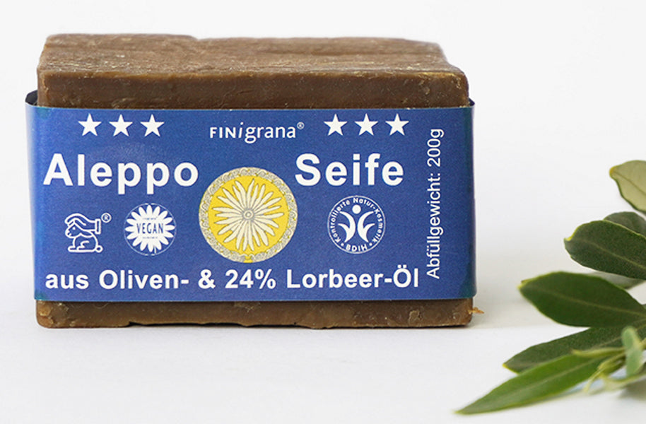 FINIGRANA - Aleppo Soap 24% Laurel Oil - Luxurious Vegan Care 🌿✨
