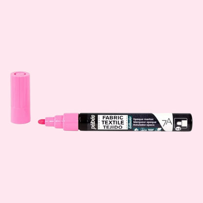 Pébéo Textil 7A Marker Opak – 4 mm Rundspitze , Rosa