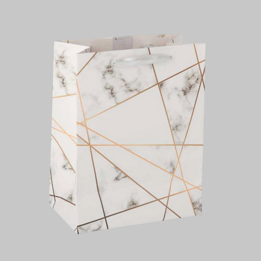 Geschenktasche: Marmoreffekt