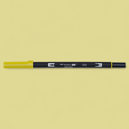 Tombow ABT Dual Brush Pen 026 yellow gold