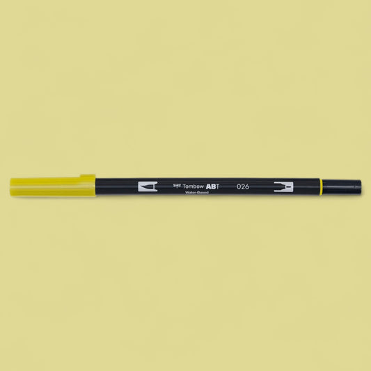 Tombow ABT Dual Brush Pen 026 yellow gold