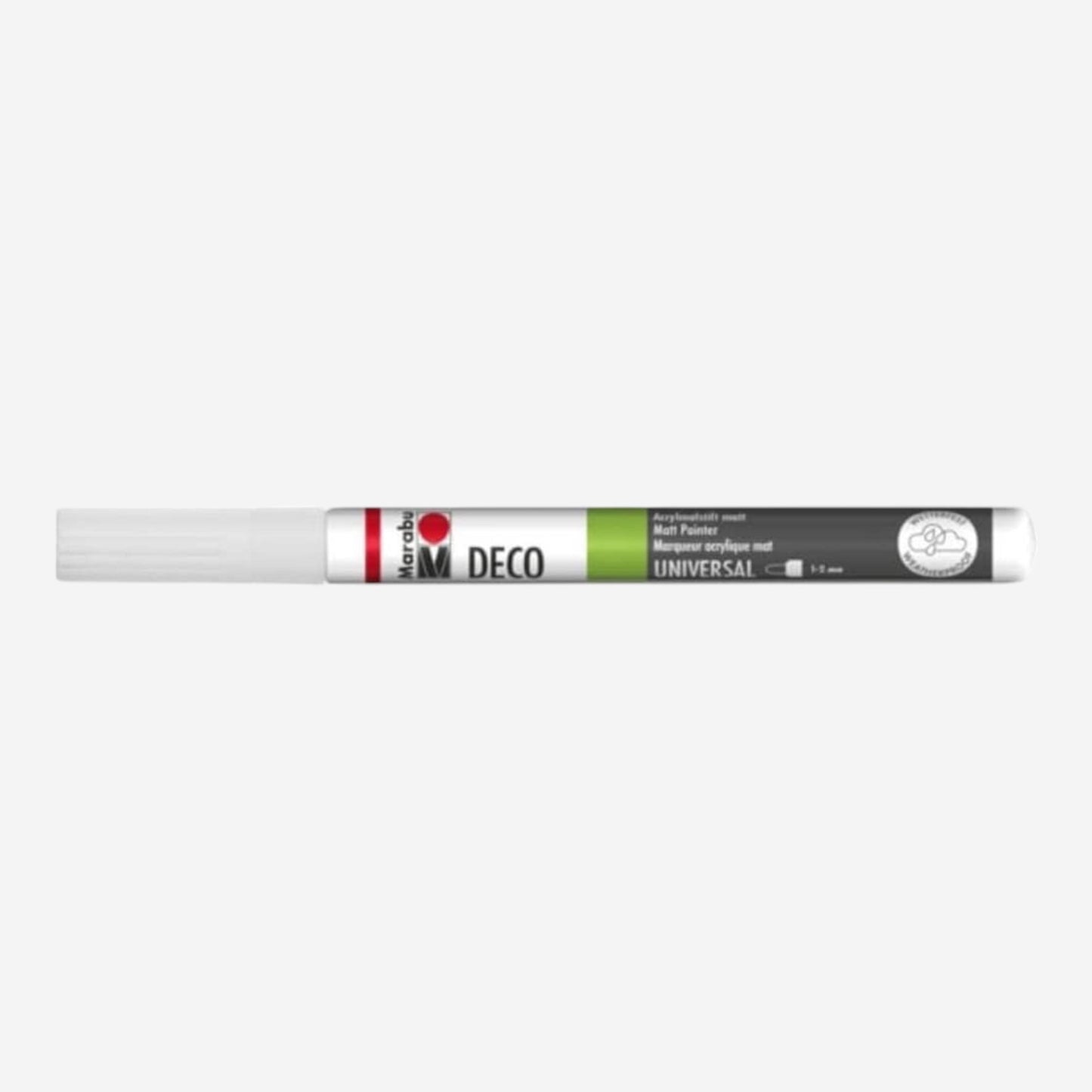 Marabu Deco Painter Acrylmarker Weiß – Matt