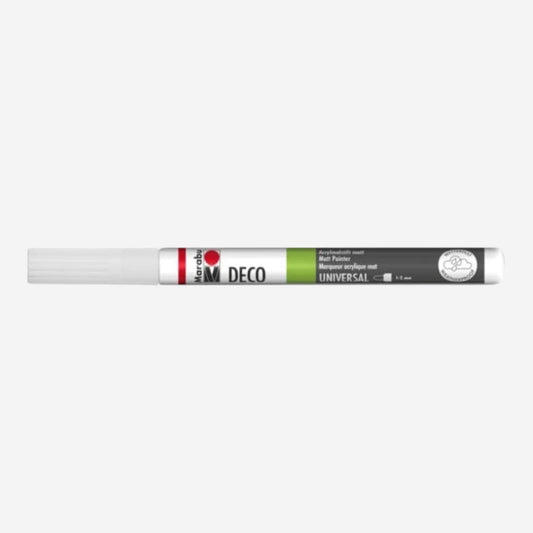 Marabu Deco Painter Acrylmarker Weiß – Matt