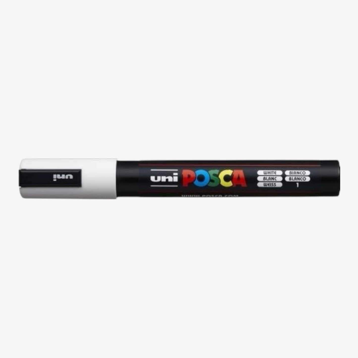Uni Posca PC-5M Acrylmarker 1.8-2.5mm Weiss 1