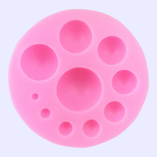 Silikonform mit Halbkreis