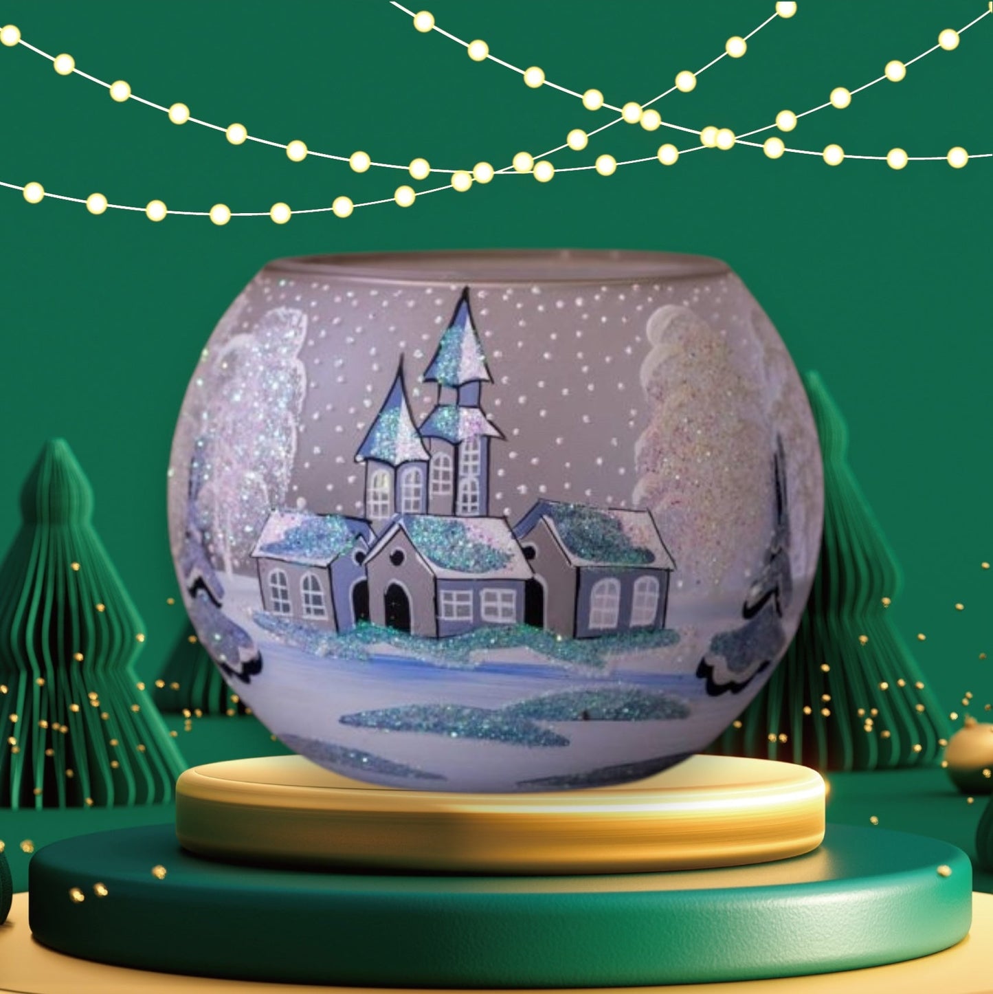 Goleo Teelichtlampe - Frosty Weekend