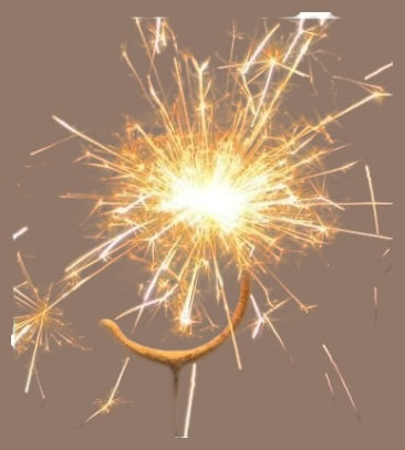 Wundercandle Wunderkerze „Hip Hip Hooray“, 5